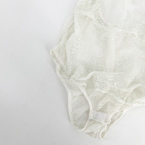 Eberjey White Lace Lingerie Bodysuit Small - Picture 5 of 7